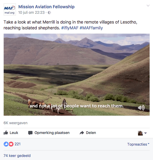 Facebook-post-mission-aviation-fellowship-hashtags